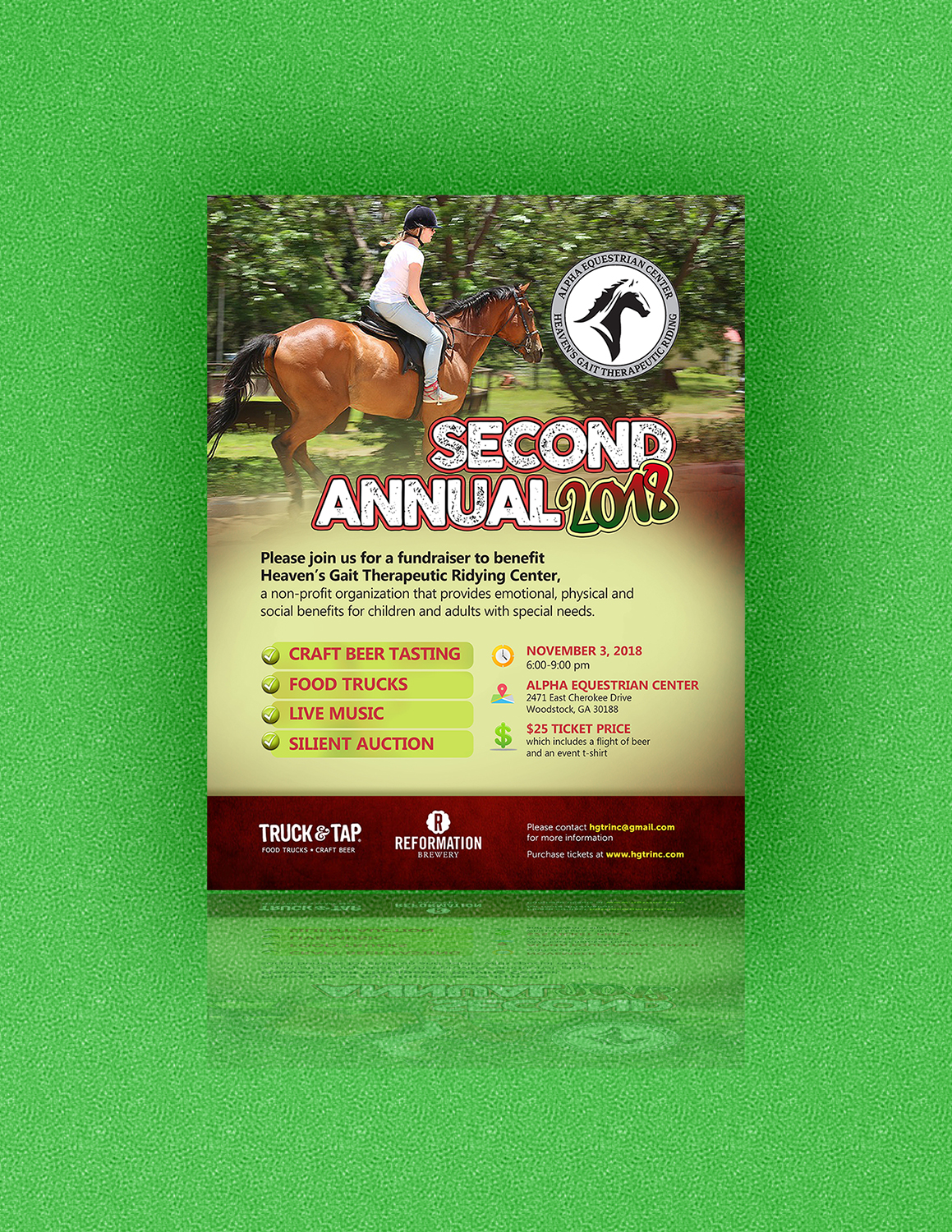 Design de Flyer par SEBA DESIGN pour Heaven's Gait Therapeutic Riding, Inc. | Design #18150063