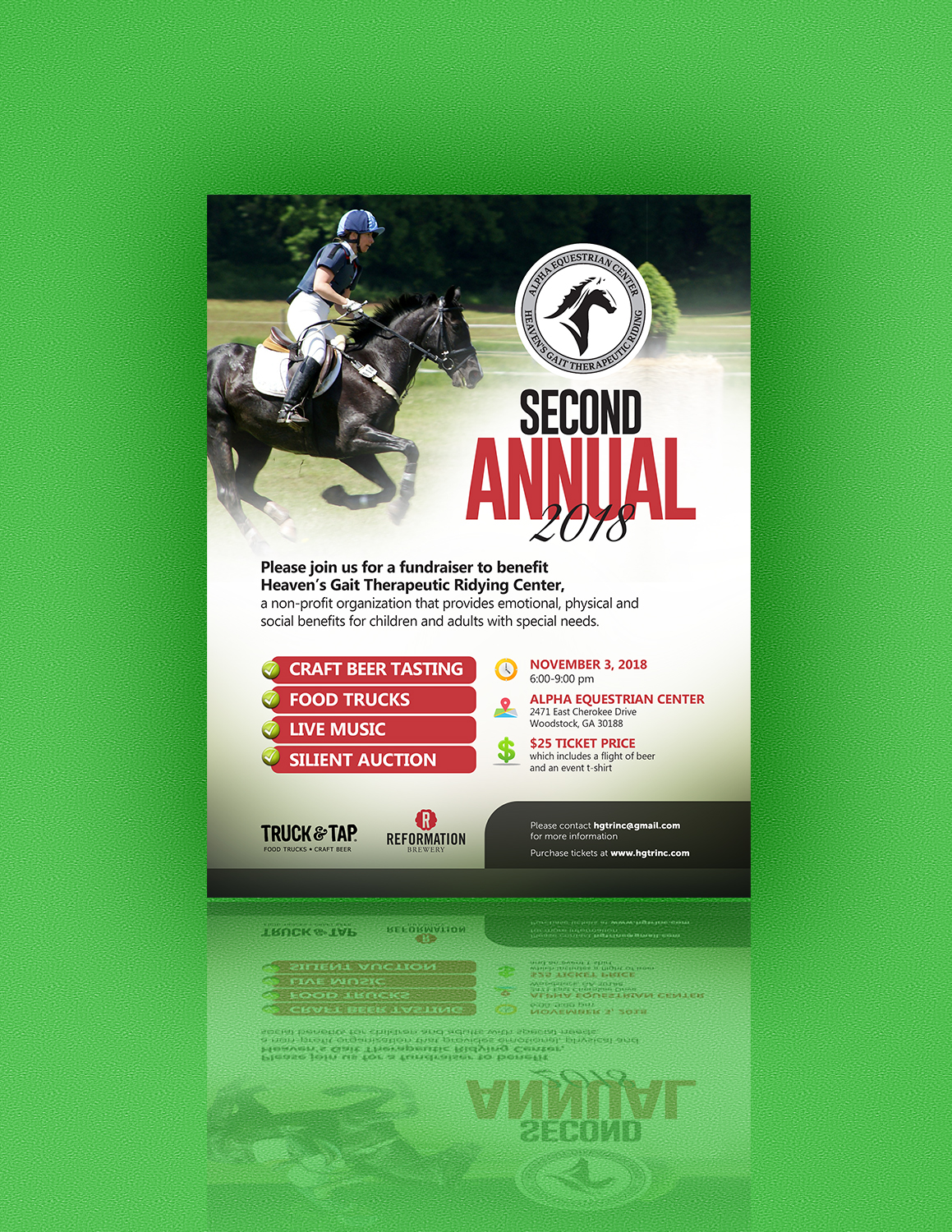 Flyer Design by SEBA DESIGN for Heaven's Gait Therapeutic Riding, Inc. | Design #18150552