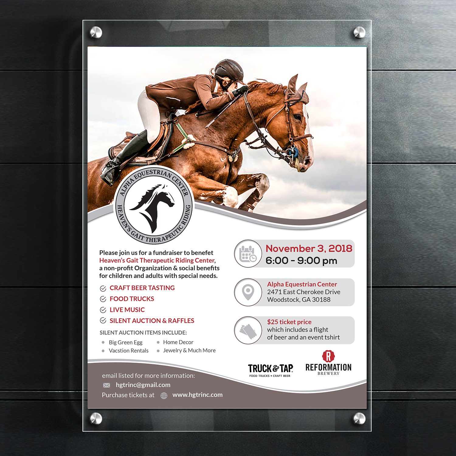 Flyer Design by creative.bugs for Heaven's Gait Therapeutic Riding, Inc. | Design #18154680
