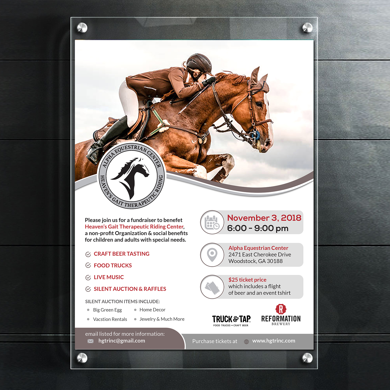 Flyer-Design von creative.bugs für Heaven's Gait Therapeutic Riding, Inc. | Design #18154843