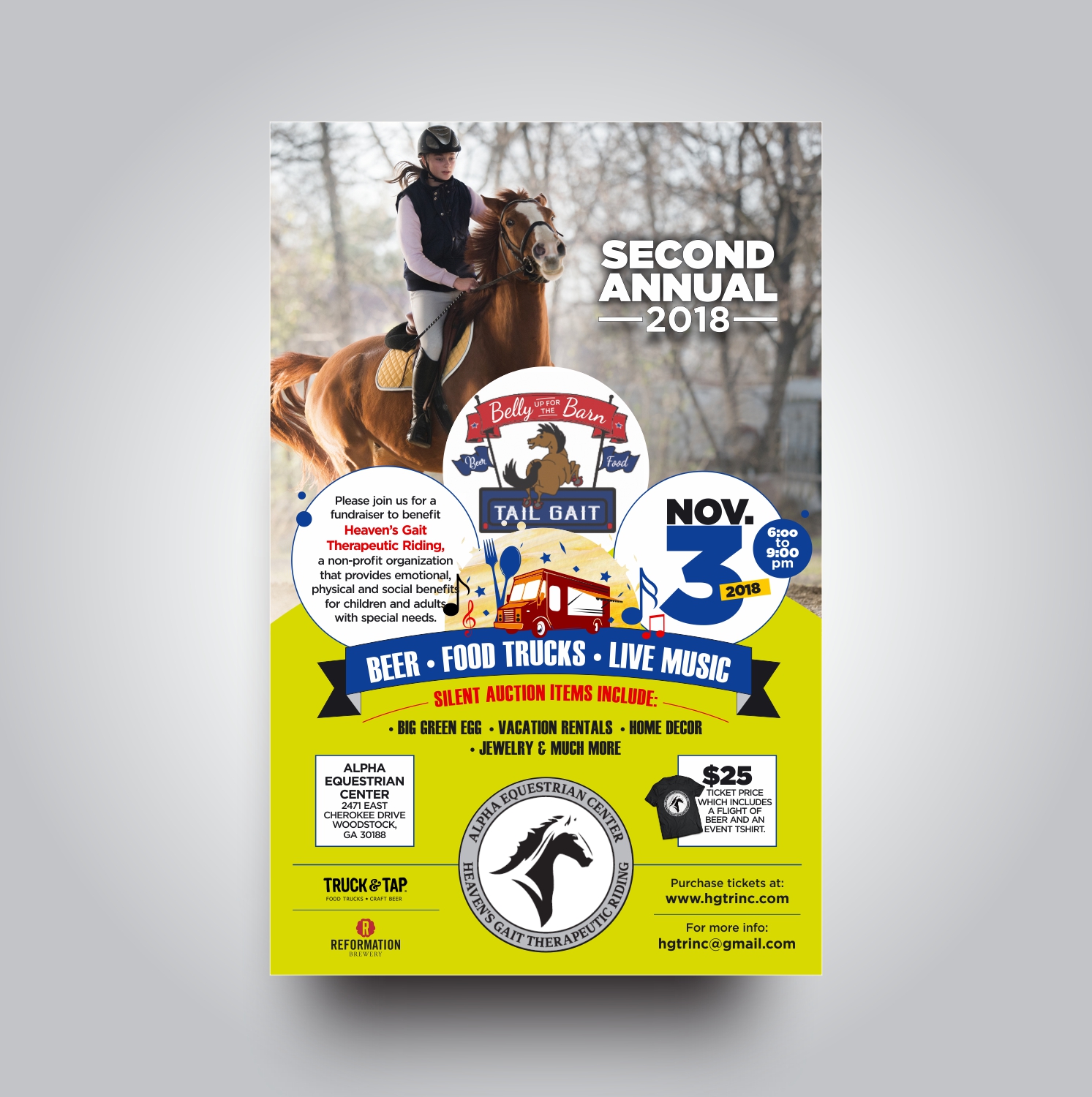 Flyer Design by vikas naik for Heaven's Gait Therapeutic Riding, Inc. | Design #18148189