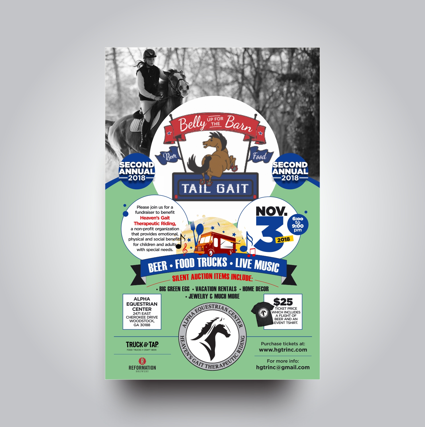 Flyer Design by vikas naik for Heaven's Gait Therapeutic Riding, Inc. | Design #18148214