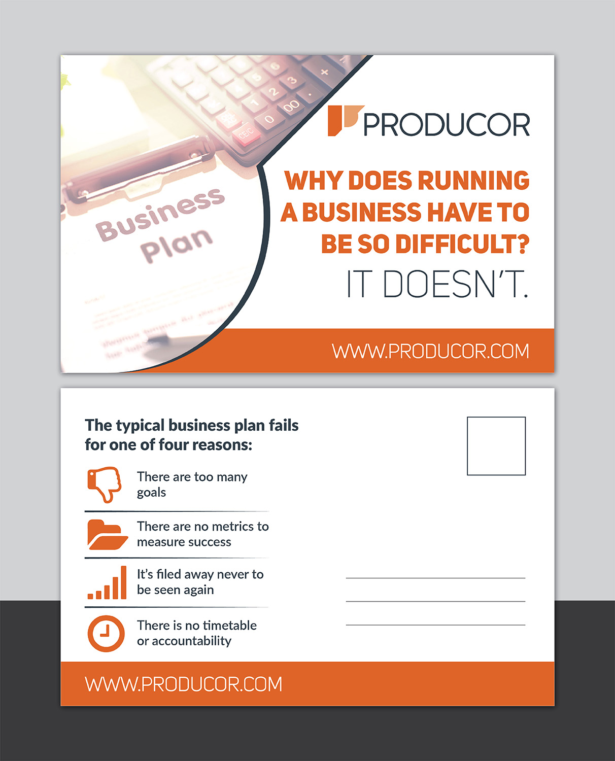 Diseño de Postal por Deziners Zone para Producor | Diseño #18169716