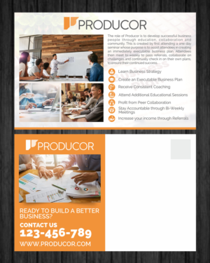 Denver-based business coaching & networking business needs marketing postcard design | Postkarten-Design von ecorokerz