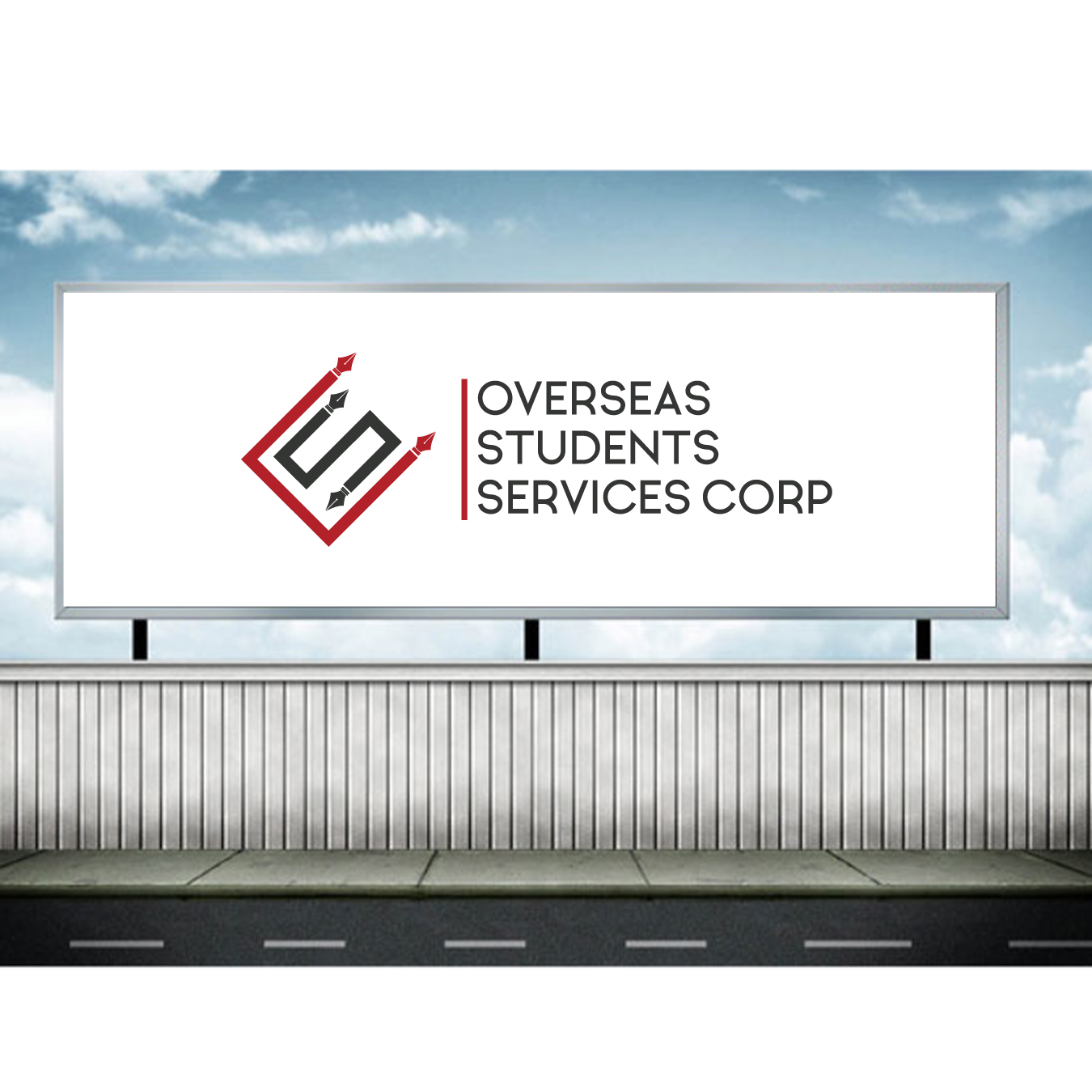 Logo-Design von Aqeel Momin für united states service center for overseas students,inc | Design #18183835
