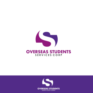 Logo Design by Oneb for united states service center for overseas students,inc | Design #18191131