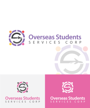 Logo Design by Wild Geek for united states service center for overseas students,inc | Design: #18172270