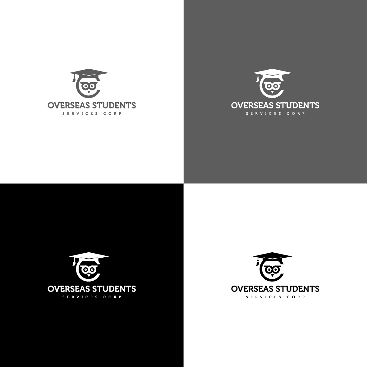 Logo Design by chynthiadewi91 for united states service center for overseas students,inc | Design #18181479