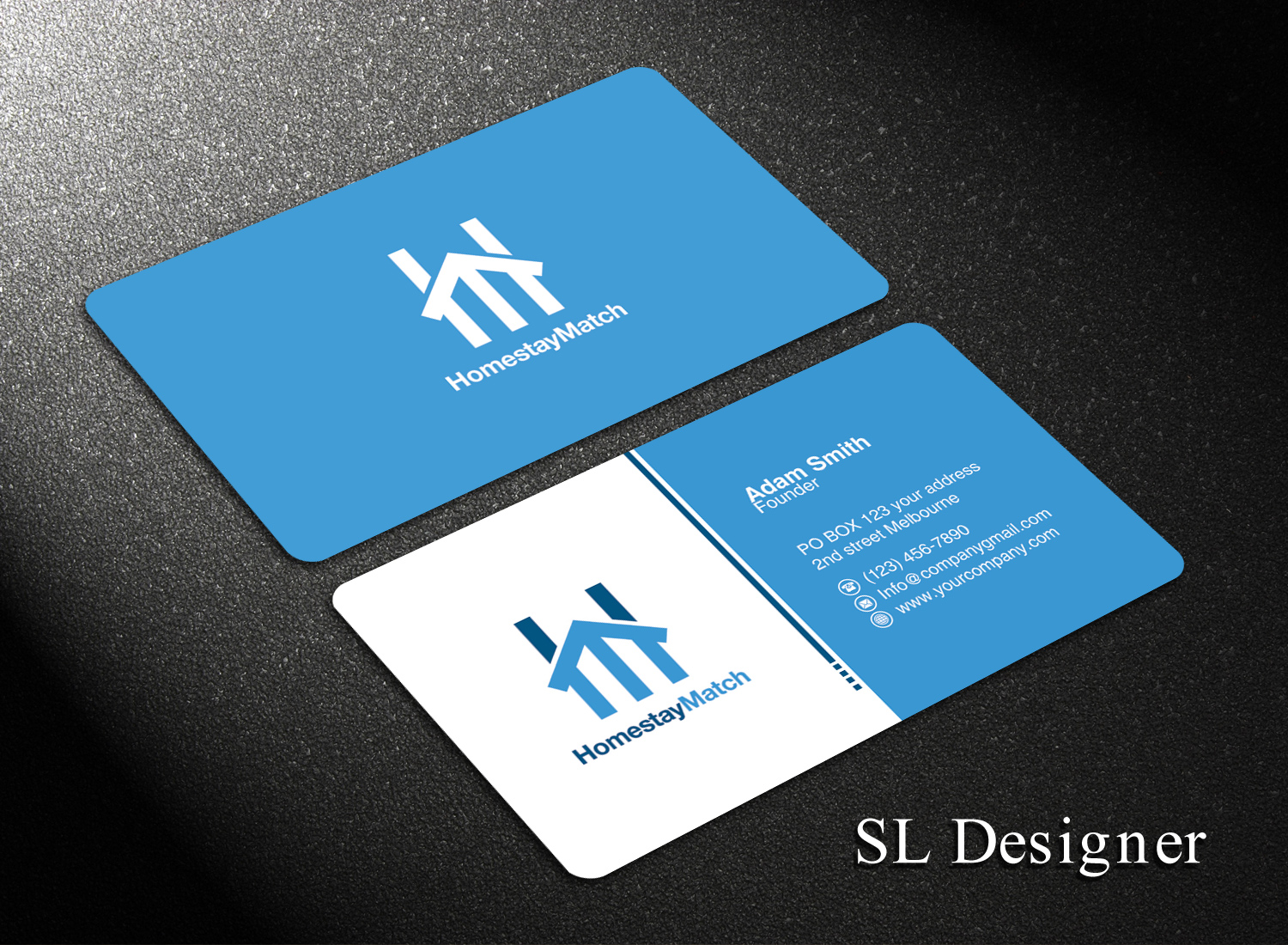 Business Card Design by SL Designer for H.S Match LLC | Design #18157149