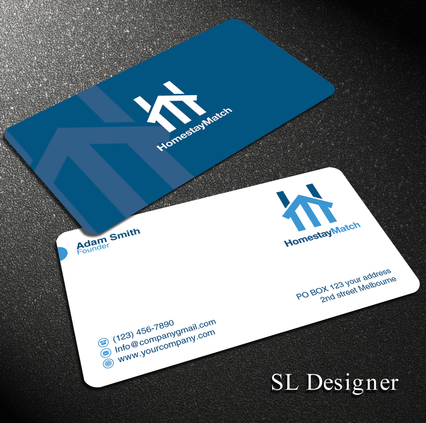 Business Card Design by SL Designer for H.S Match LLC | Design #18157178