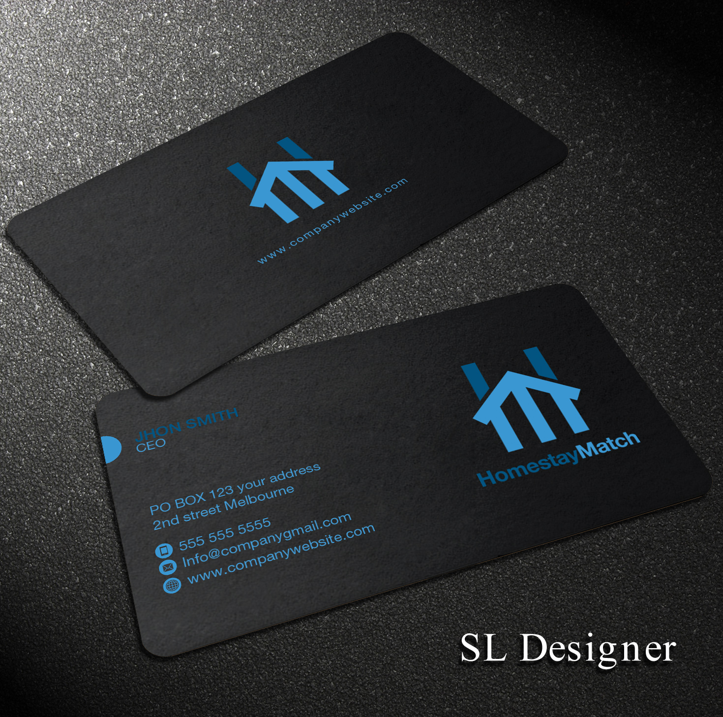 Business Card Design by SL Designer for H.S Match LLC | Design #18157184
