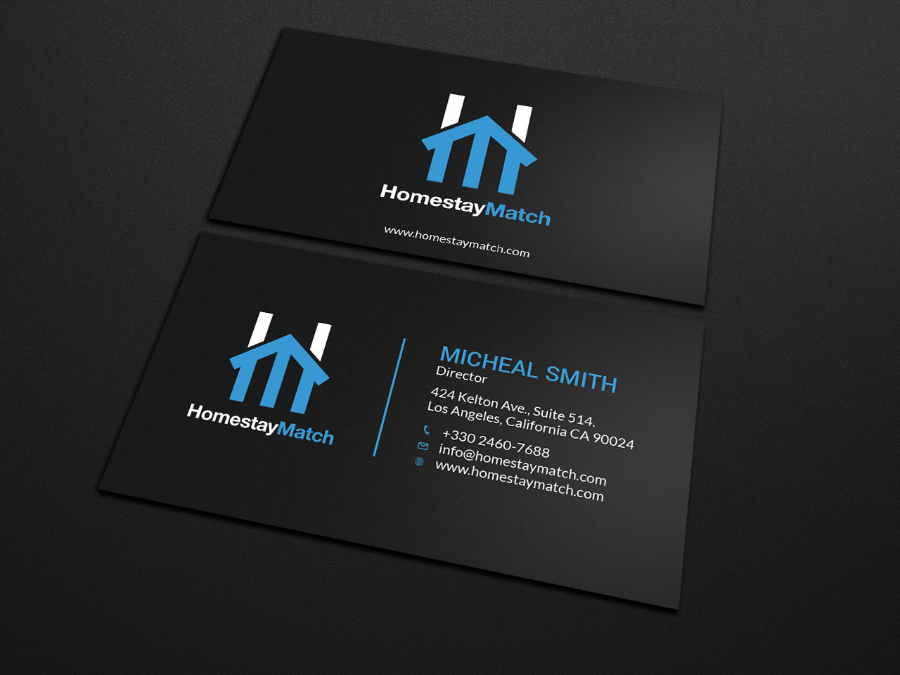Business Card Design by Tripti Ranjan Gain for H.S Match LLC | Design #18167967