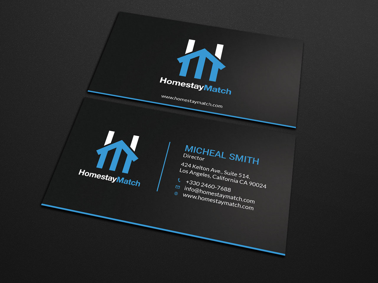 Business Card Design by Tripti Ranjan Gain for H.S Match LLC | Design #18167981