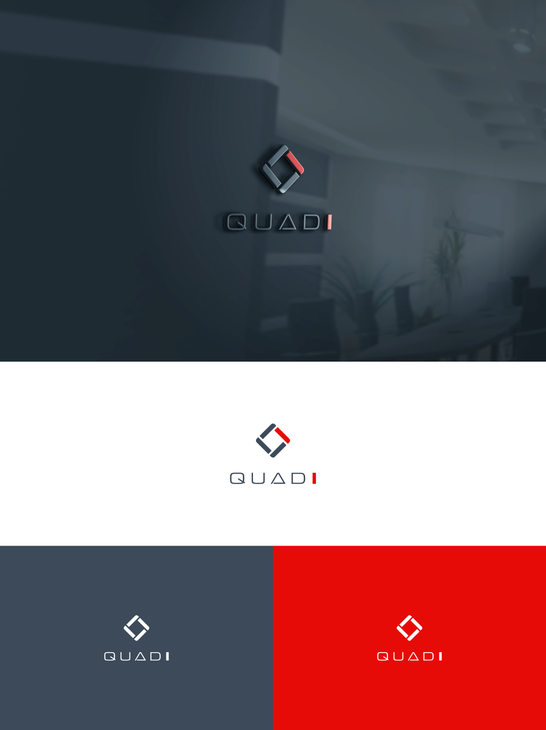Logo Design by Zakaria desain for Quad I Ltd | Design: #18232395