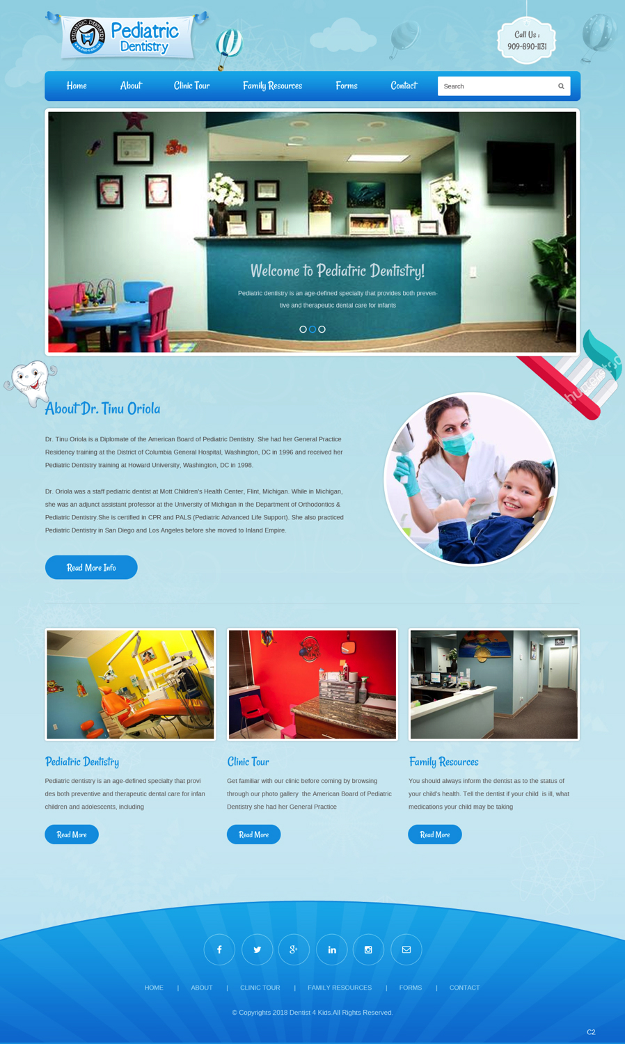 Web-Design von pb für Pediatric Dentistry | Design #18173919