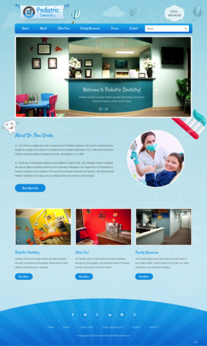 Web Design by pb for Pediatric Dentistry | Design: #18173919