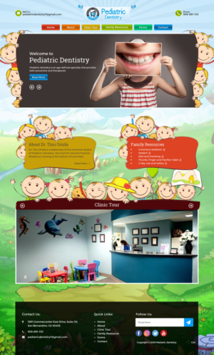 Web Design by pb for Pediatric Dentistry | Design: #18173928