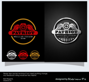 Logo Design by Mariono Fx for Patriot | Design: #18172547