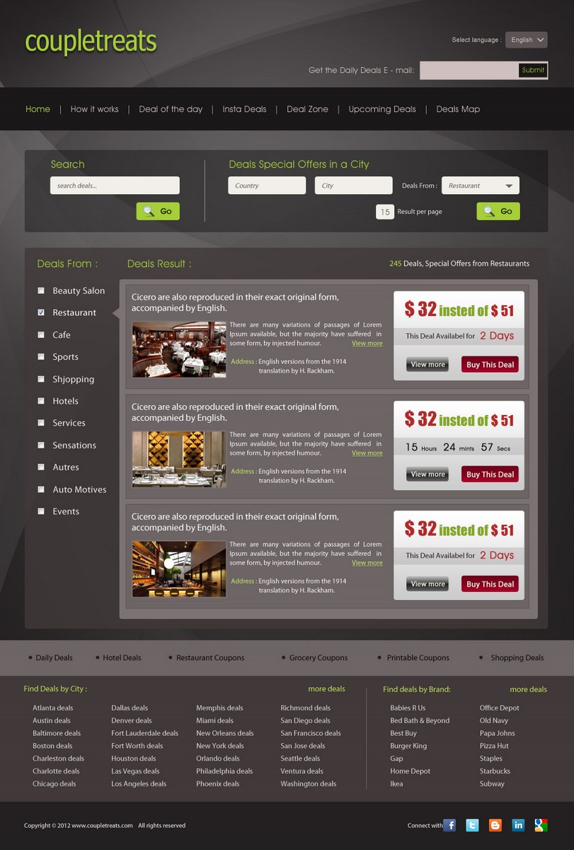 Web Design by pb for this project | Design #655443