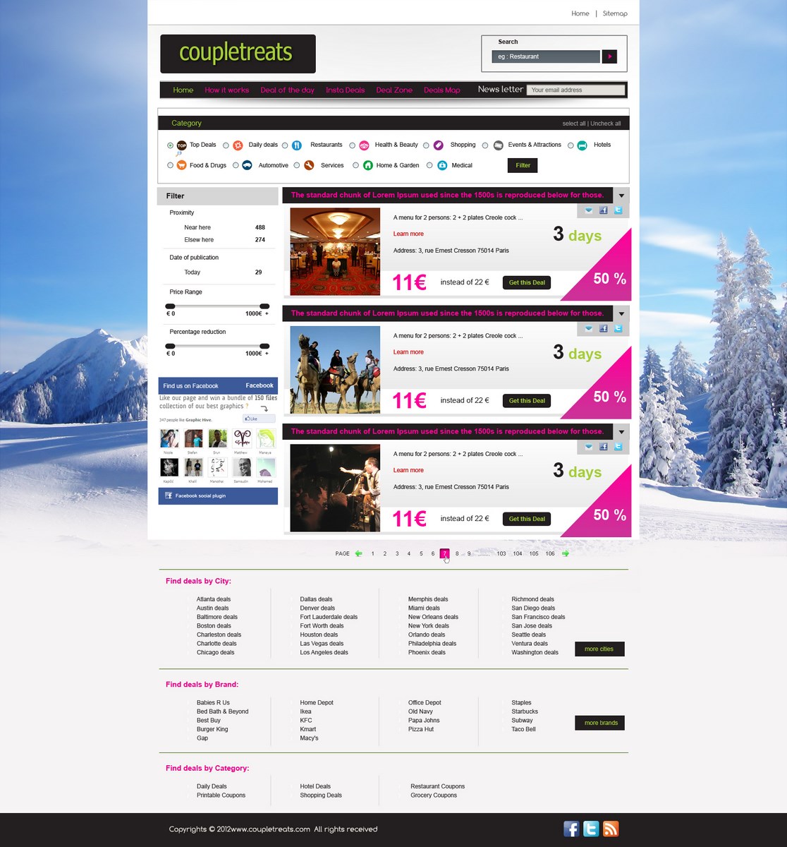 Web Design by pb for this project | Design #655445