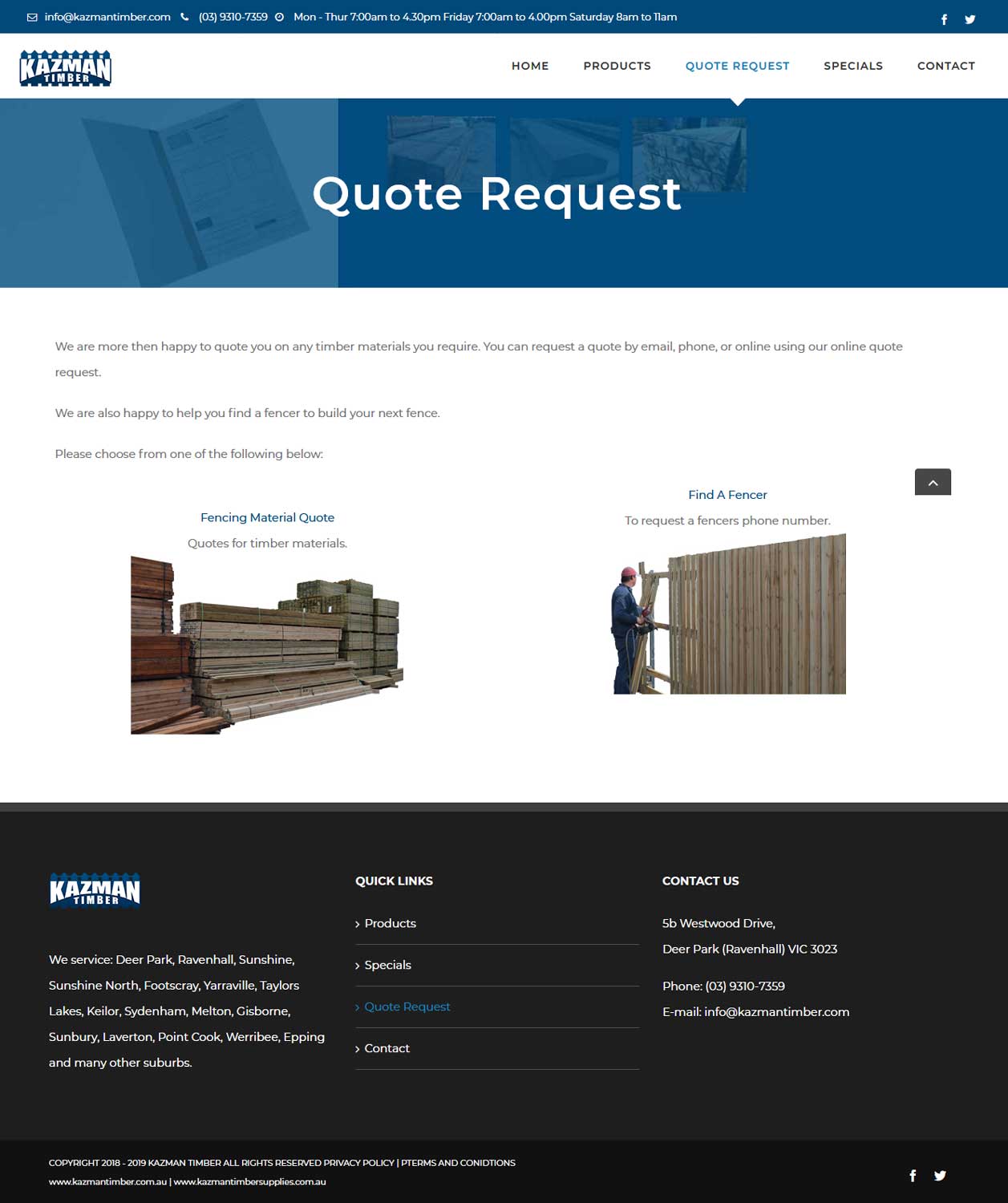 Wordpress Design by CharaFathimalil for Kazman Timber | Design #18215108