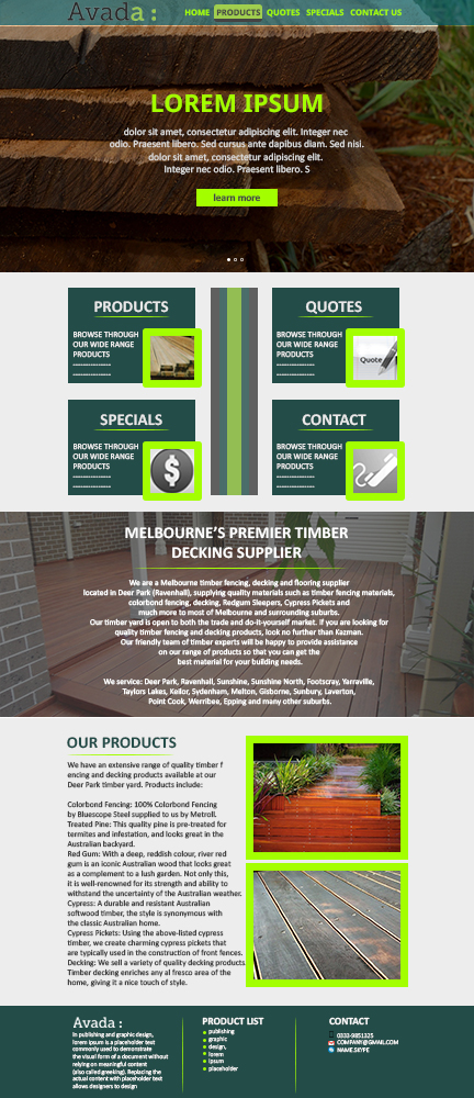 Wordpress Design by seobizplanet1 for Kazman Timber | Design #18211195