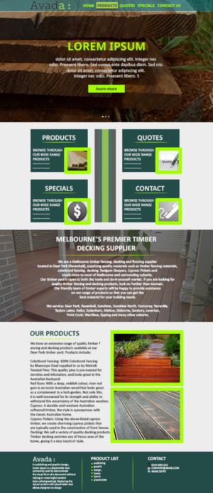 Wordpress Design by seobizplanet1 for Kazman Timber | Design #18211195