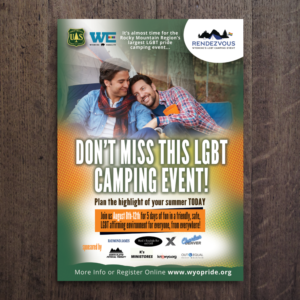 Event Flyer - LGBT Camping Event | Flyer Design by see why