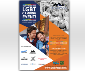 Event Flyer - LGBT Camping Event | Flyer Design by Luniere Designs