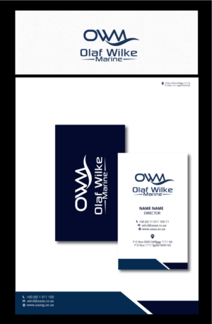 Logo Design by zebronicgraphic for Olaf Wilke Marine | Design: #18174721