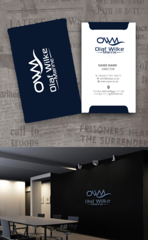 Logo Design by zebronicgraphic for Olaf Wilke Marine | Design: #18174724