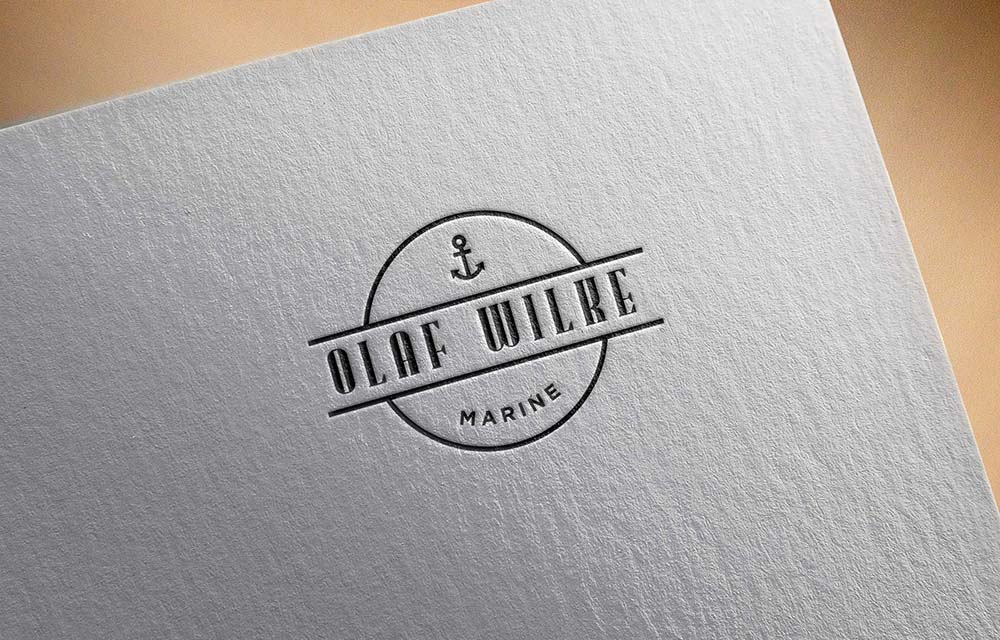 Logo Design by rizqi 10 for Olaf Wilke Marine | Design #18233642