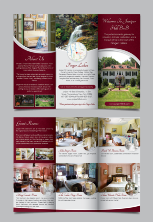 Brochure Design by alex989 for Juniper Hill Bed & Breakfast | Design: #18202954
