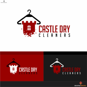 Castle Dry Cleaners | Logo Design by Graphic Bricks