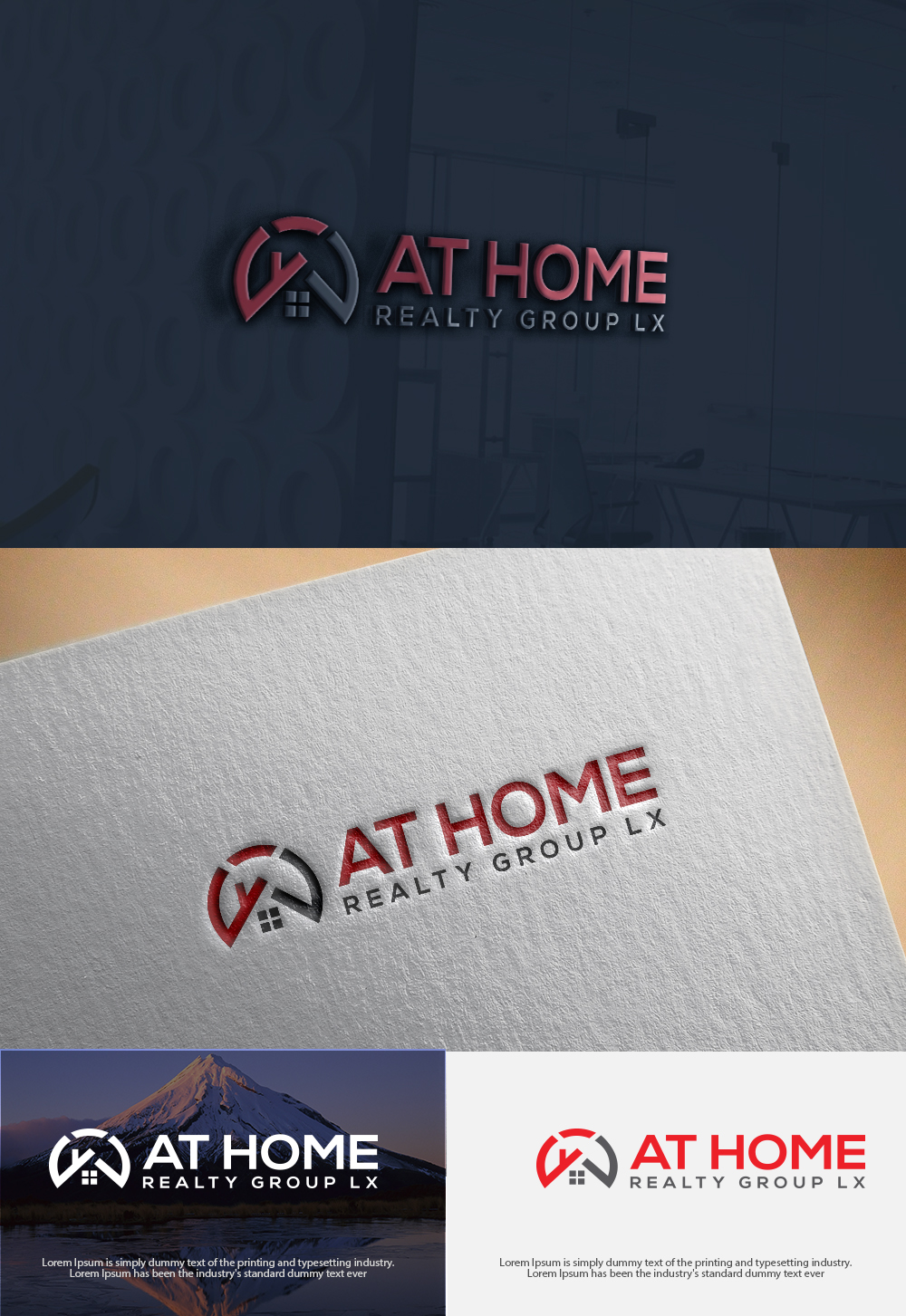 Logo Design by dr ghulam mustafa sahab for At Home Realty Group | Design #18259256