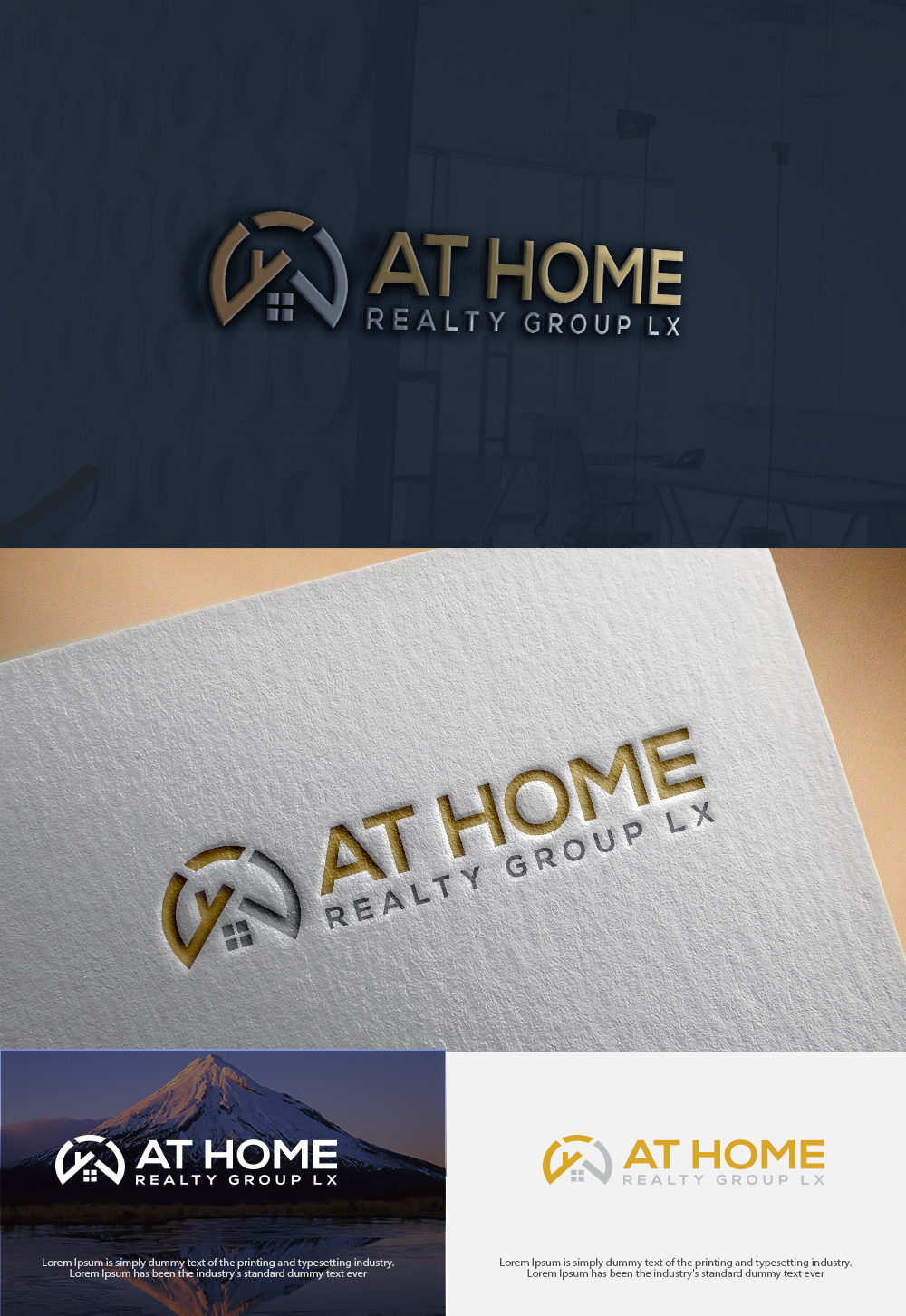 Logo Design by dr ghulam mustafa sahab for At Home Realty Group | Design #18265914
