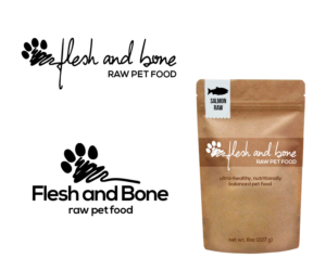 Logo Design by ZETA for Flesh and Bone Raw Pet Food | Design #18179682