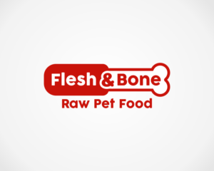 Logo Design by alpino for Flesh and Bone Raw Pet Food | Design: #18185968