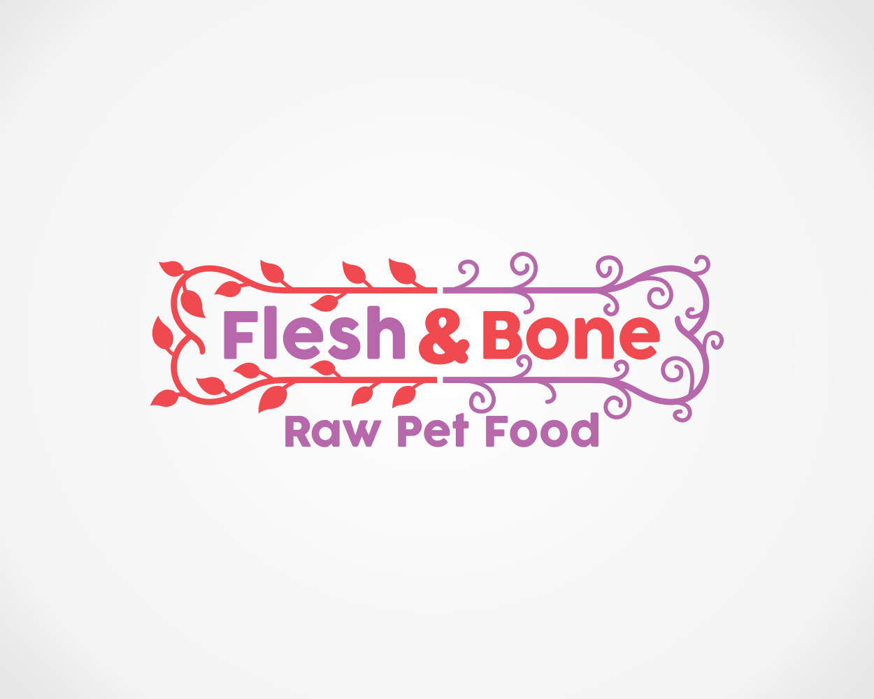 Logo Design by alpino for Flesh and Bone Raw Pet Food | Design #18205637