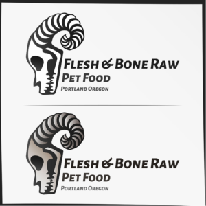 Logo Design by seobizplanet1 for Flesh and Bone Raw Pet Food | Design #18241592