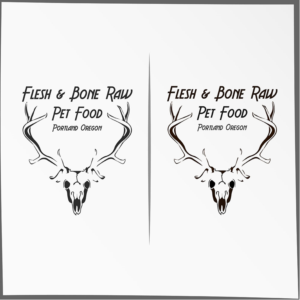 Logo Design by seobizplanet1 for Flesh and Bone Raw Pet Food | Design: #18241596