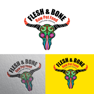 Logo Design by concepts for Flesh and Bone Raw Pet Food | Design #18253747