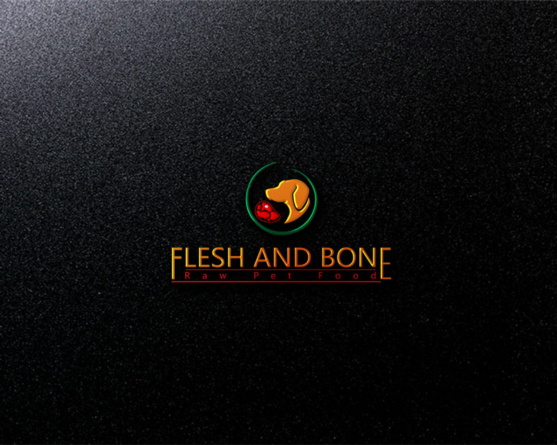 Logo Design by Lotus 3 for Flesh and Bone Raw Pet Food | Design #18199793