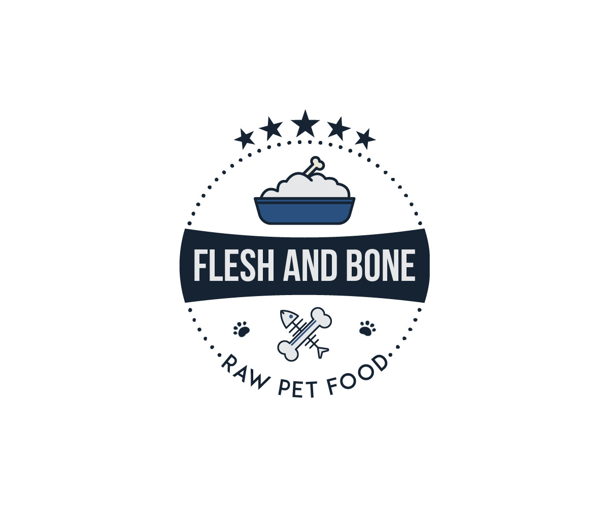 Logo Design by Bastien for Flesh and Bone Raw Pet Food | Design #18185893
