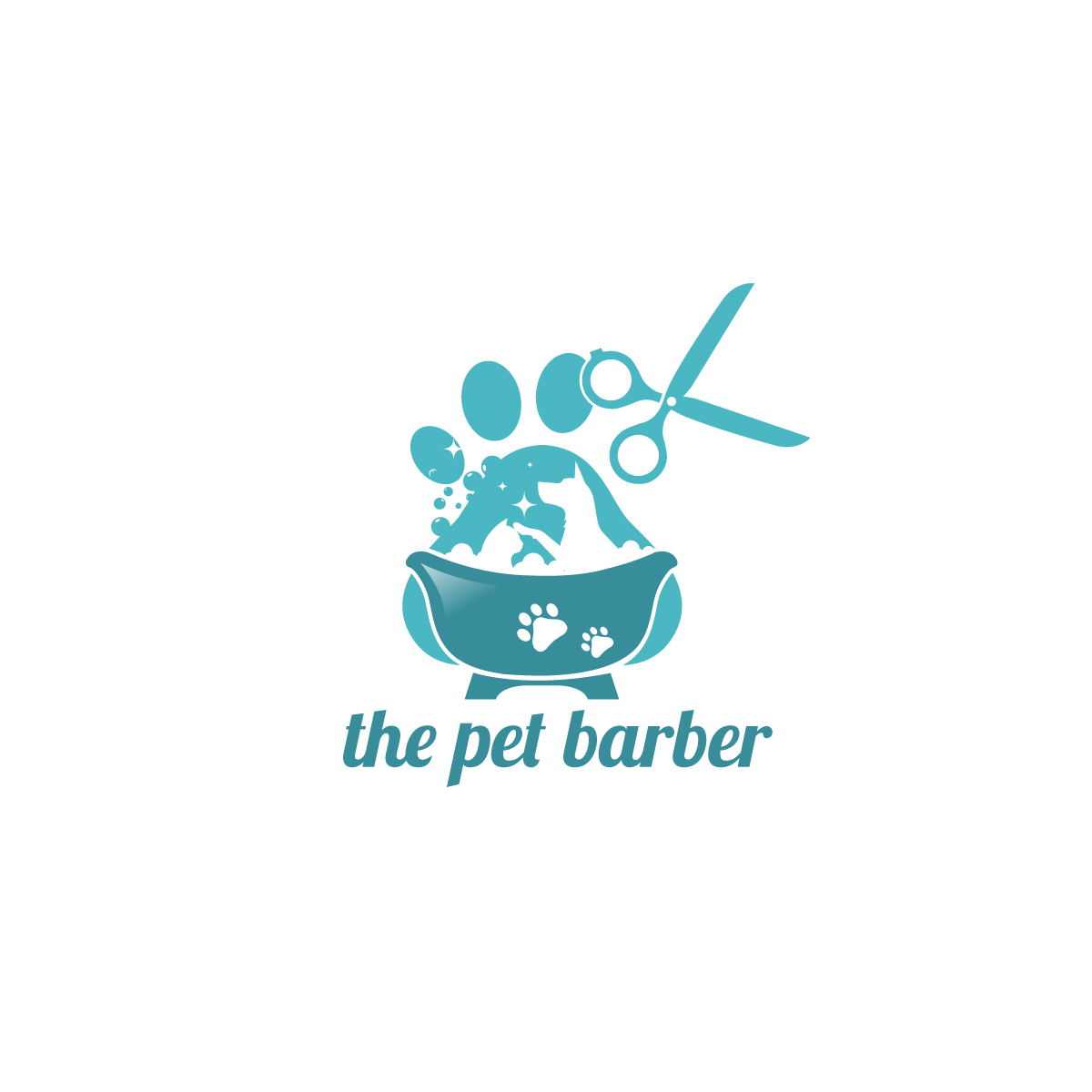 Logo Design by creative.bugs for The pet barber | Design #18171993