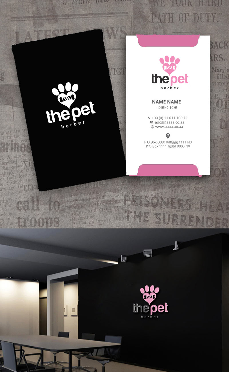 Logo Design by zebronicgraphic for The pet barber | Design #18174764