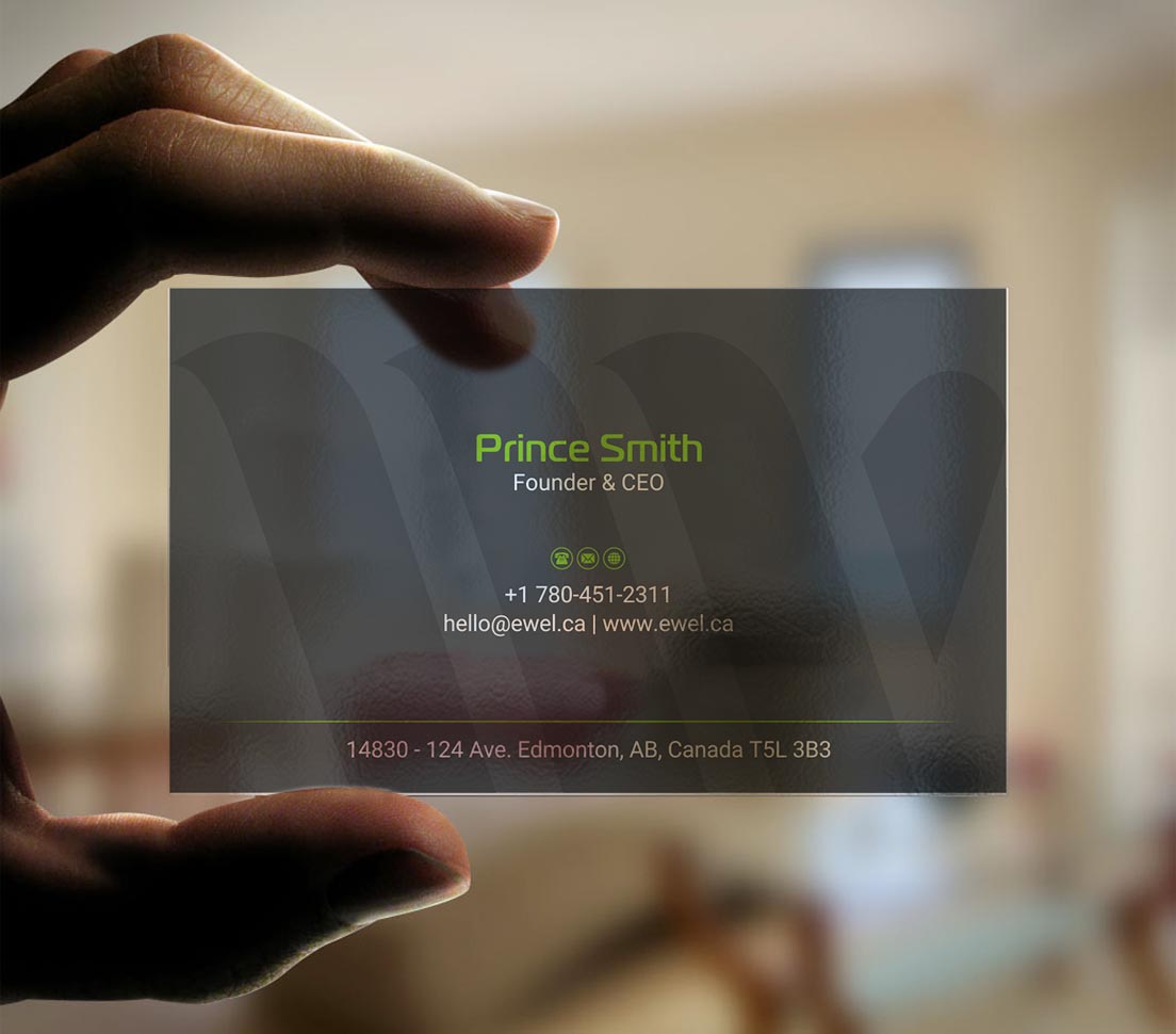 Business Card Design by INDIAN_Ashok for EWEL | Design #18170973