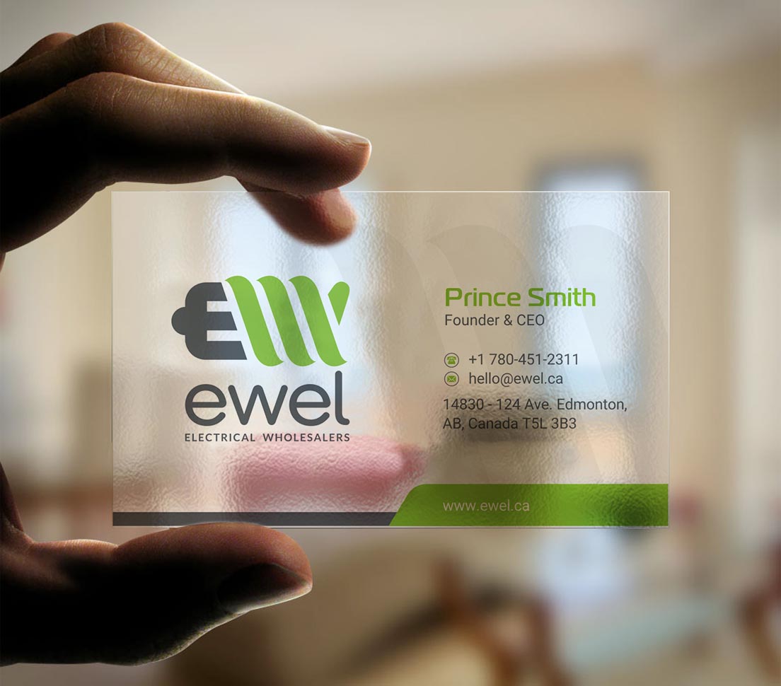 Visitenkarten-Design von INDIAN_Ashok für EWEL | Design #18170978