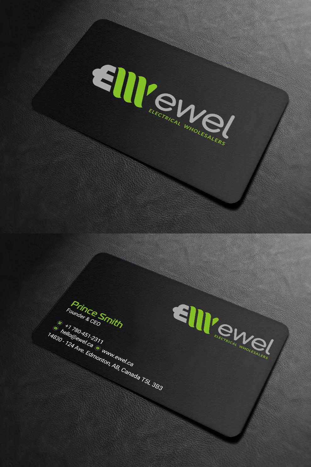 Diseño de Tarjeta de Presentación por INDIAN_Ashok para EWEL | Diseño #18171015