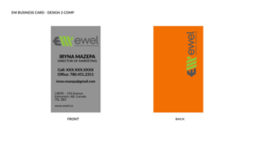 Design de Carte de Visite par JMG1023 pour EWEL | Design : #18175192